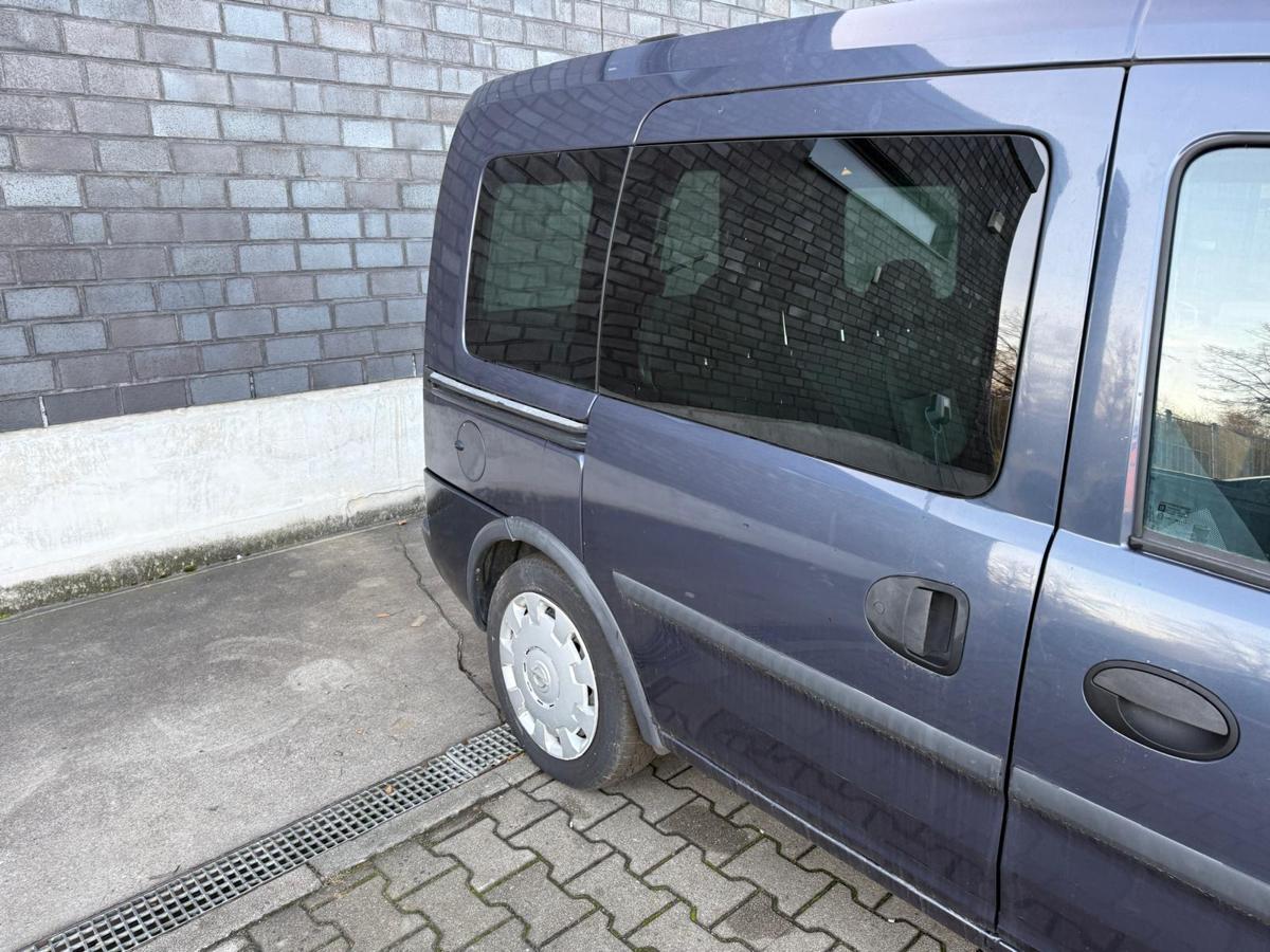 Opel Combo C original Schiebet&uuml;r hinten rechts Z168 Metroblau Rohbau BJ06